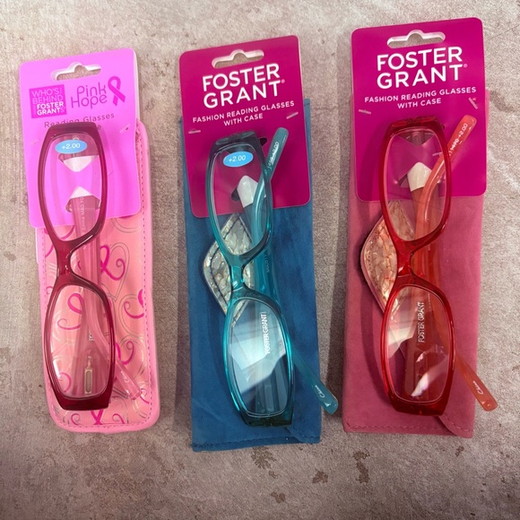 Foster Grant Eyewear Collection - Pink, Blue, Red - Picture 4 of 4